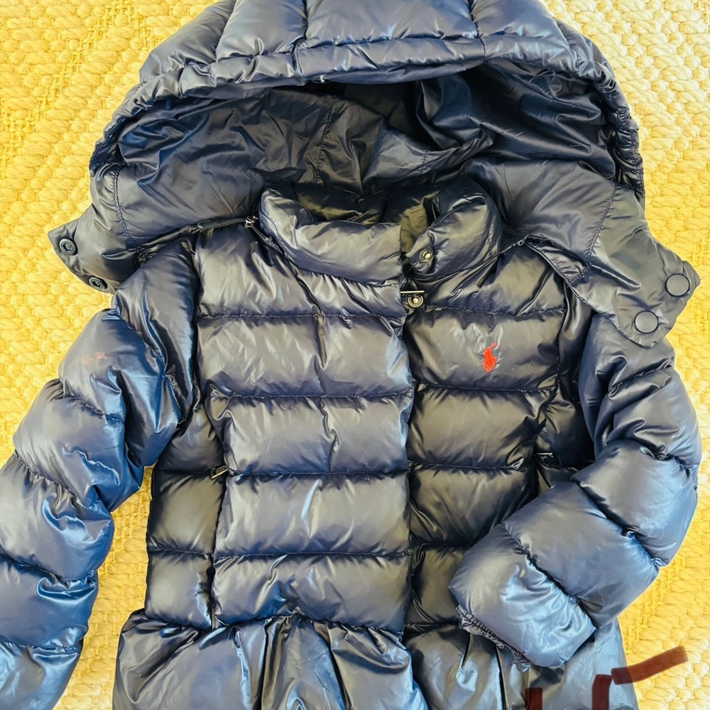 Navy Blue Kids Puffer Jacket